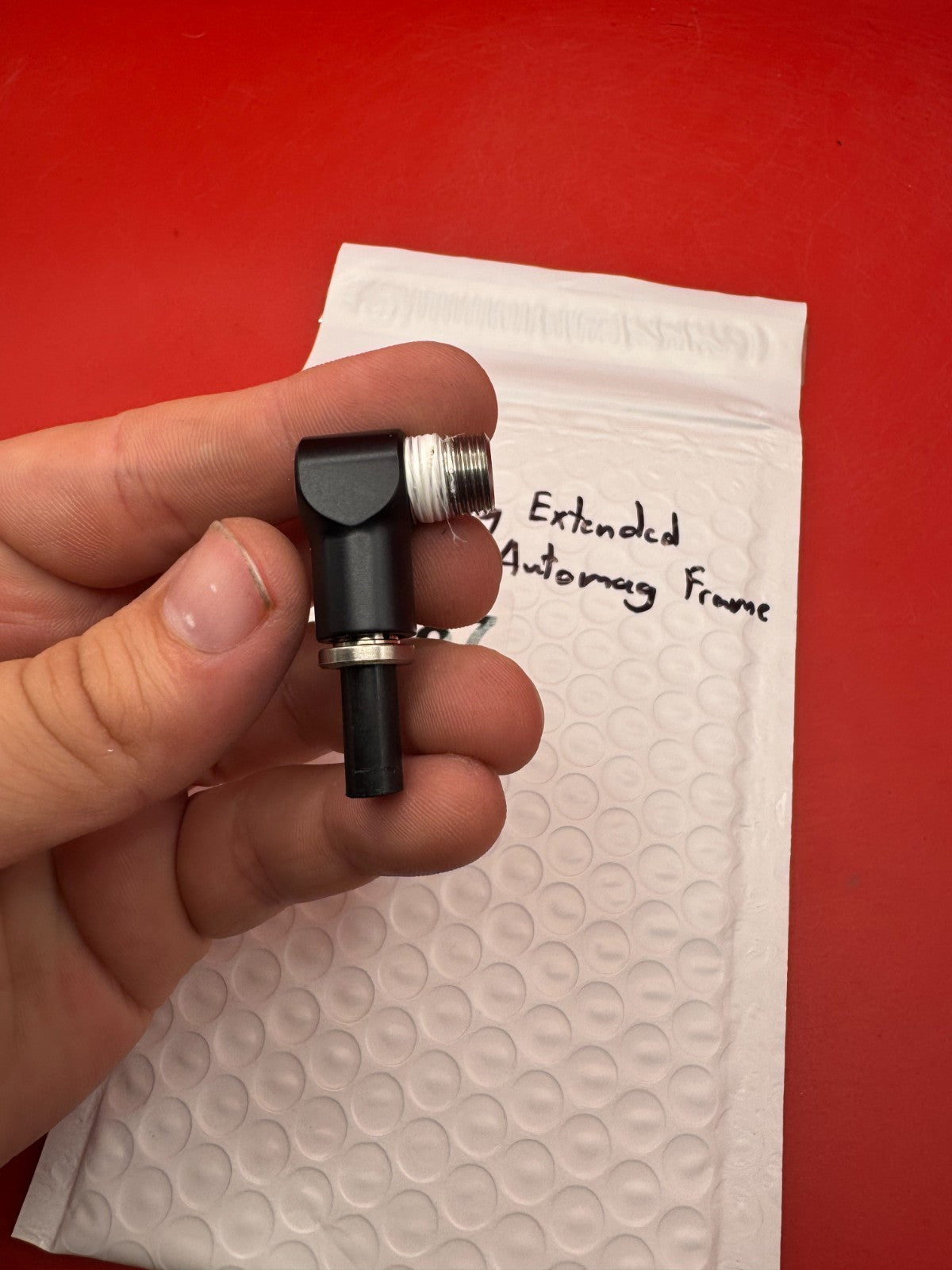 CCM 90° Fitting Extended for AGD Automag Frame