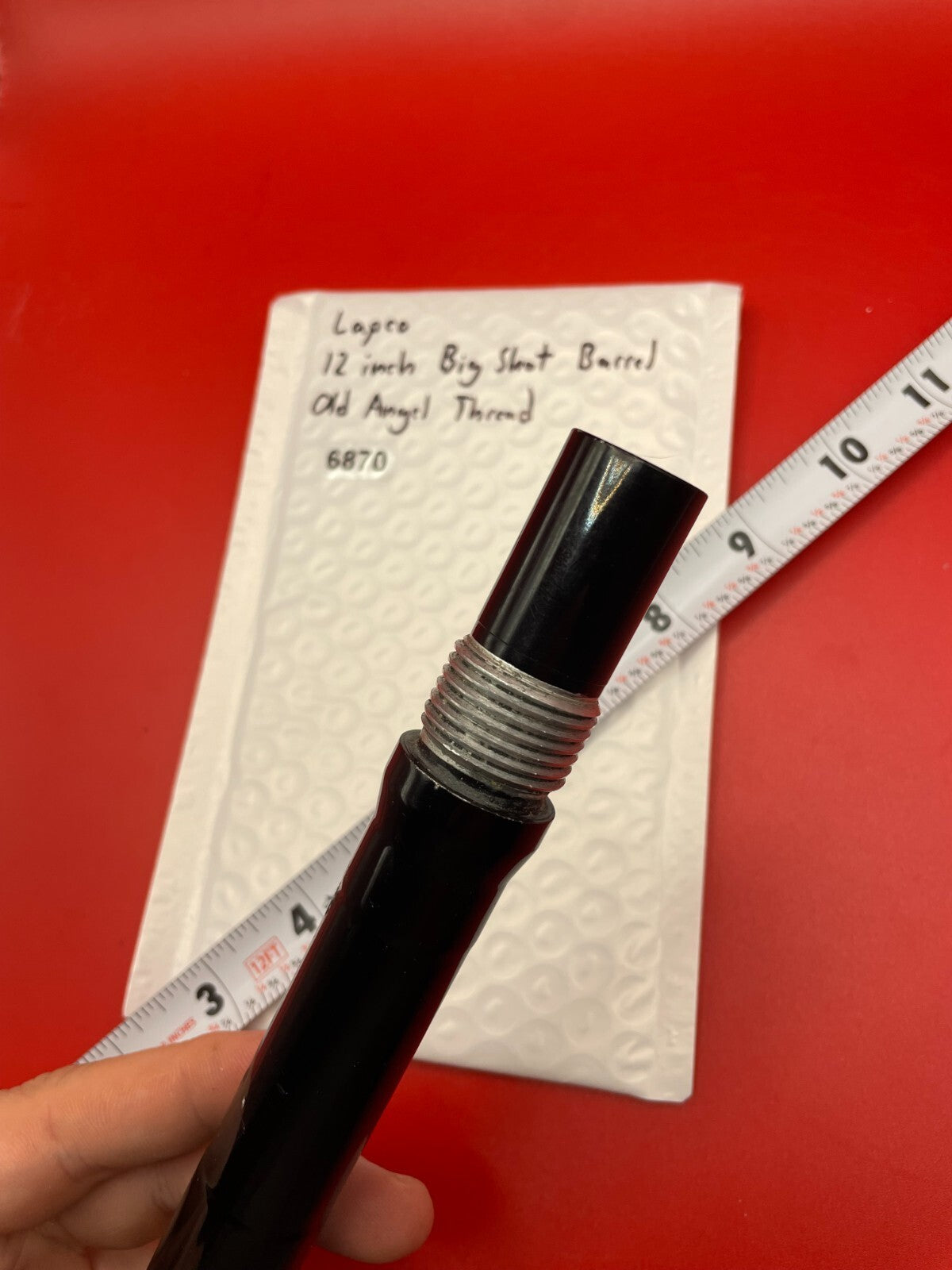 Lapco 12 inch Big Shot Barrel Old Angel Thread