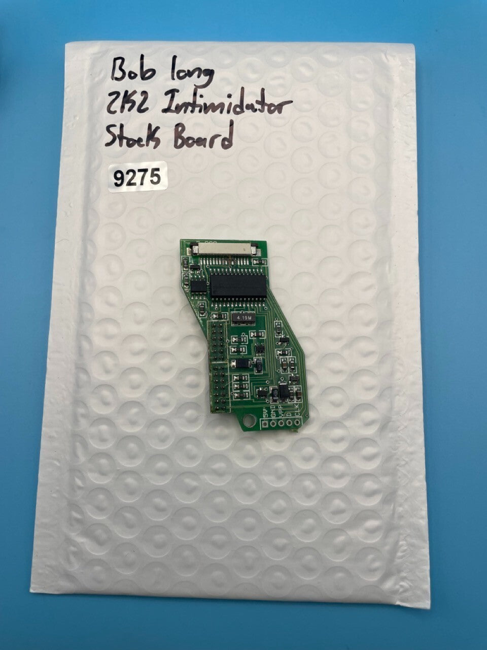 Bob Long 2K2 Intimidator Stock Board