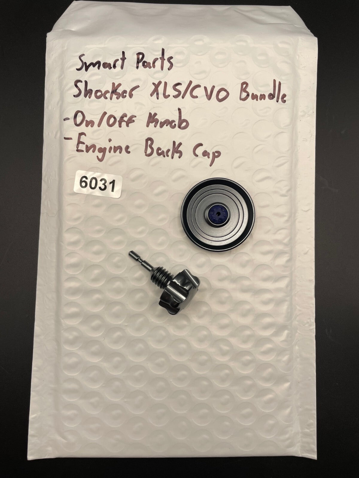 Smart Parts Shocker XLS/CVO Bundle - On/Off Knob - Engine Back Cap