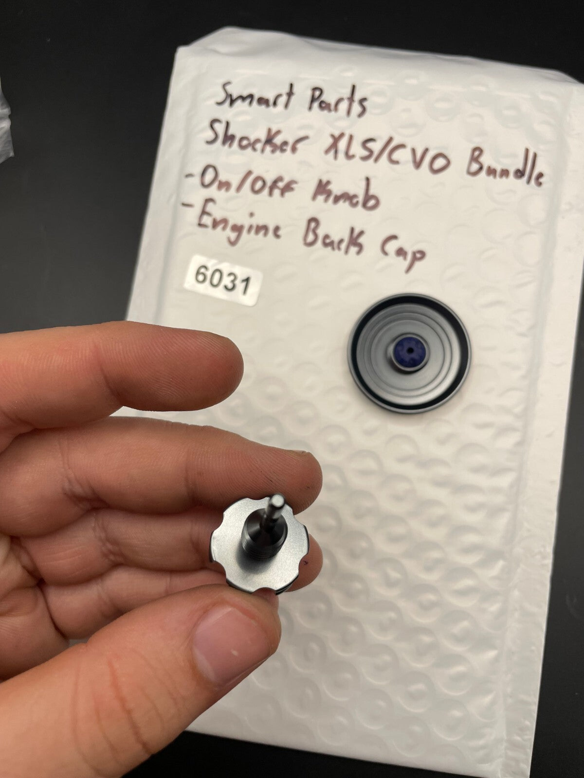 Smart Parts Shocker XLS/CVO Bundle - On/Off Knob - Engine Back Cap