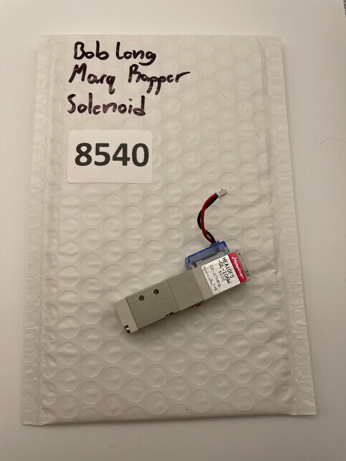 Bob Long Marq Rapper Solenoid