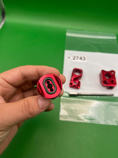 Autococker Back Block, Front Block and Vasa- Red
