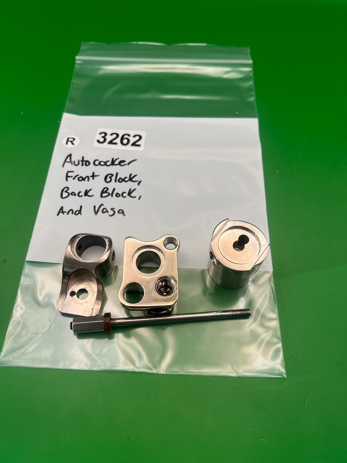 Autococker Front Block, Back Block, and Vasa