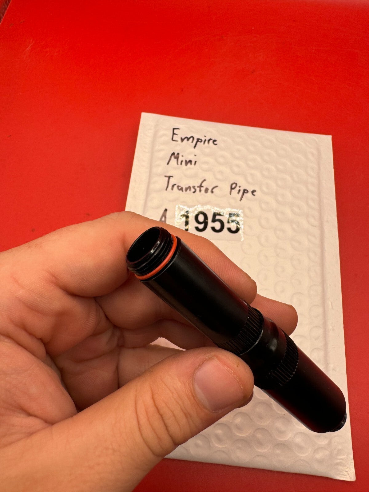 Empire MIni Transfer Pipie - used paintball transfer pipe - black
