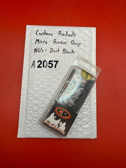 Custom Products Micro Razor Drop NOS-Dust Black - used paintball drop forward - dust black