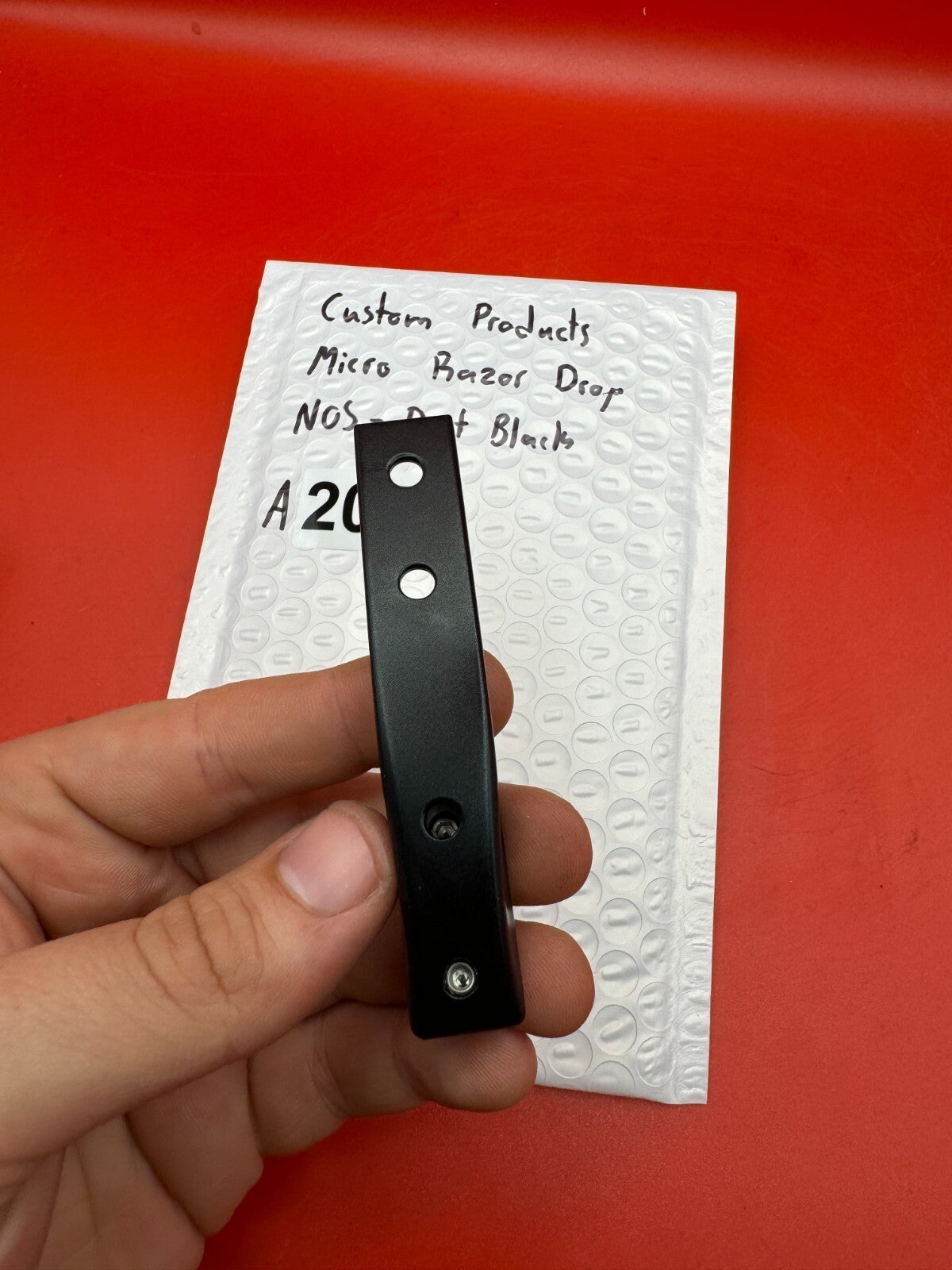 Custom Products Micro Razor Drop NOS-Dust Black - used paintball drop forward - dust black
