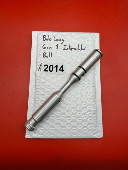 Bob Long Gen 1 Intimidator Bolt - used paintball bolt - silver