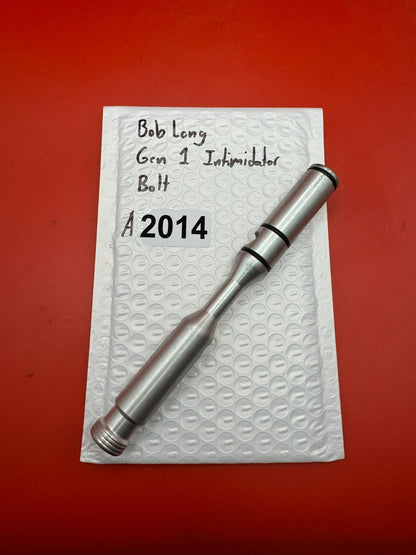 Bob Long Gen 1 Intimidator Bolt - used paintball bolt - silver