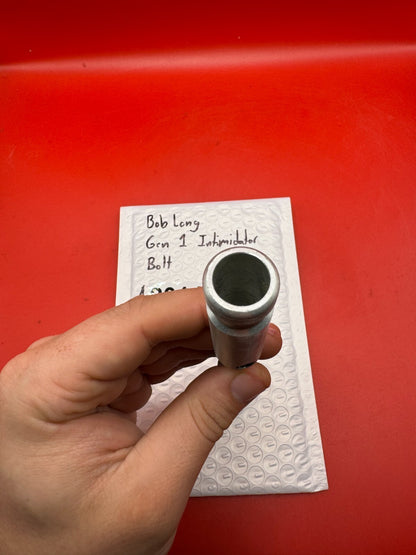 Bob Long Gen 1 Intimidator Bolt - used paintball bolt - silver