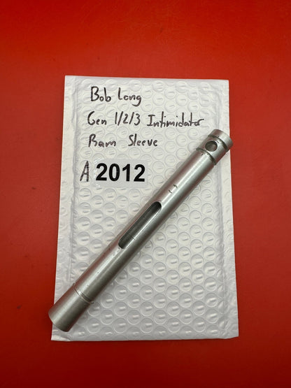 Bob Long Gen 1/2/3 Intimidator Ram Sleeve - used paintball ram sleeve - silver