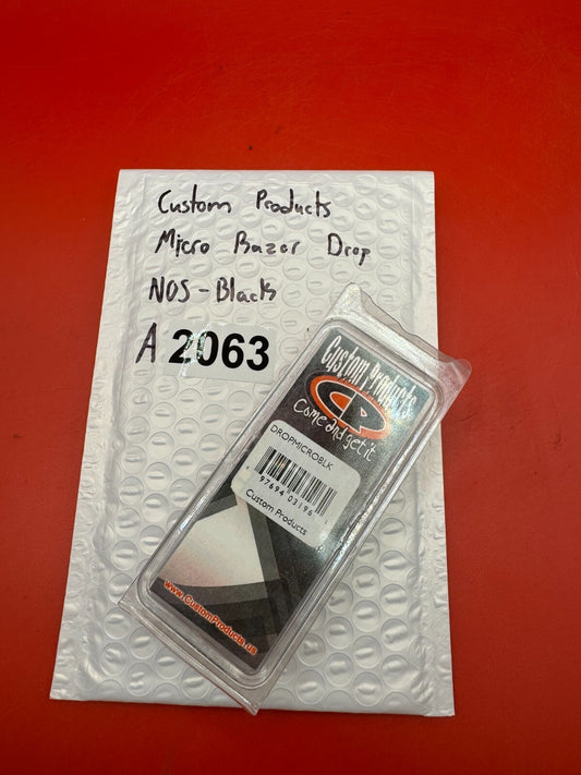 Custom Products Micro Razor Drop NOS-Black - used paintball drop forward - black