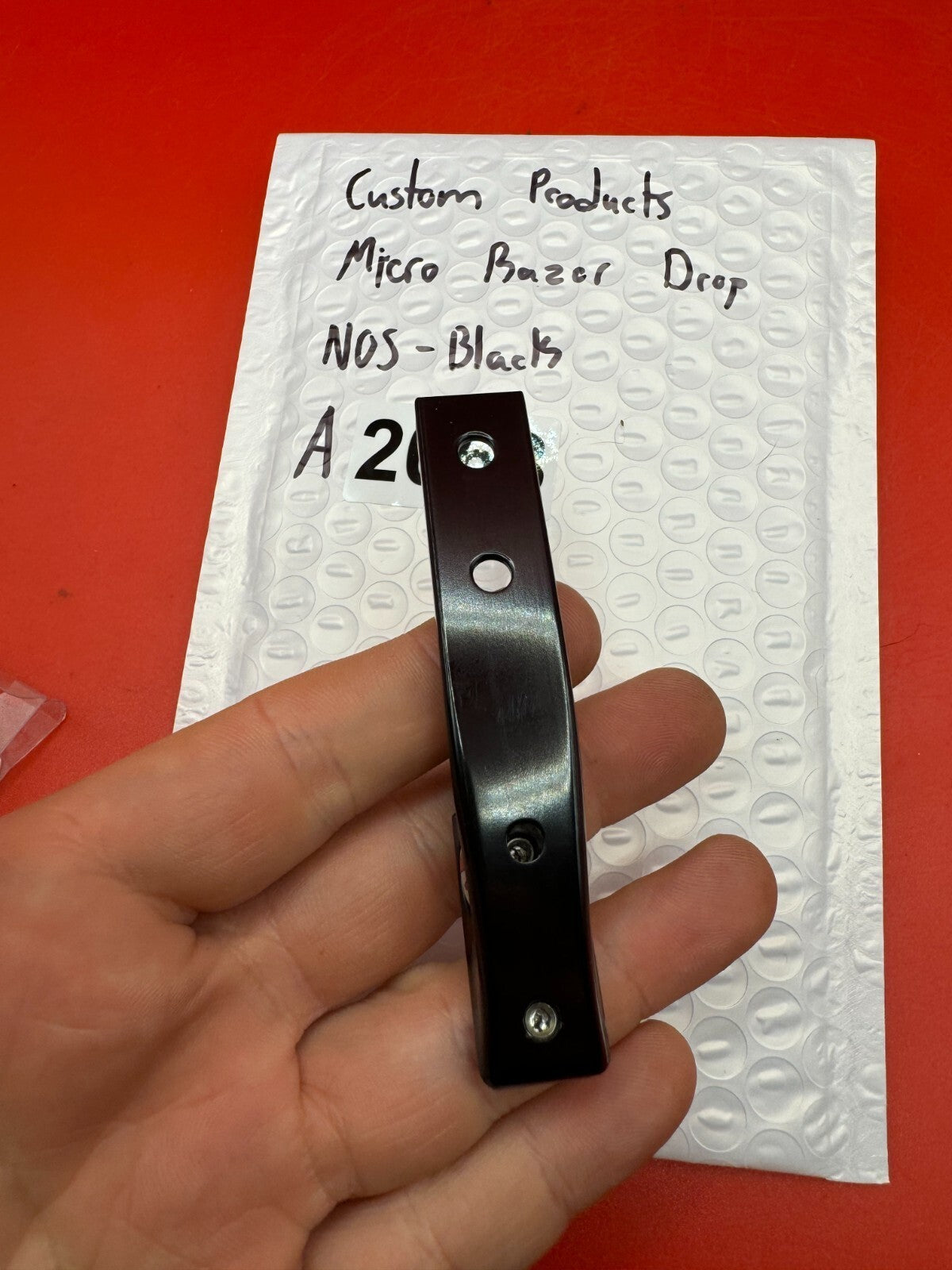 Custom Products Micro Razor Drop NOS-Black - used paintball drop forward - black