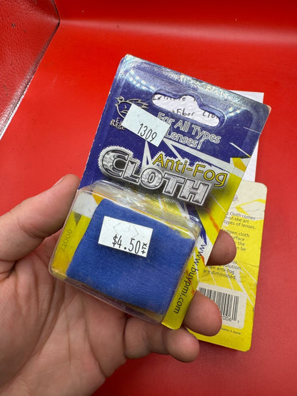 Extreme Rage Micro Fiber Cloth 2 Pack-Blue - used paintball anti-fog lens cloth - blue