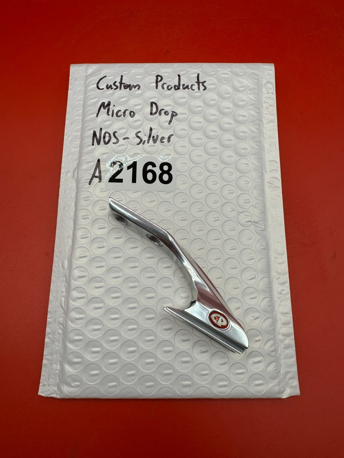Custom Products Micro Drop NOS-Silver - used paintball drop forward - silver