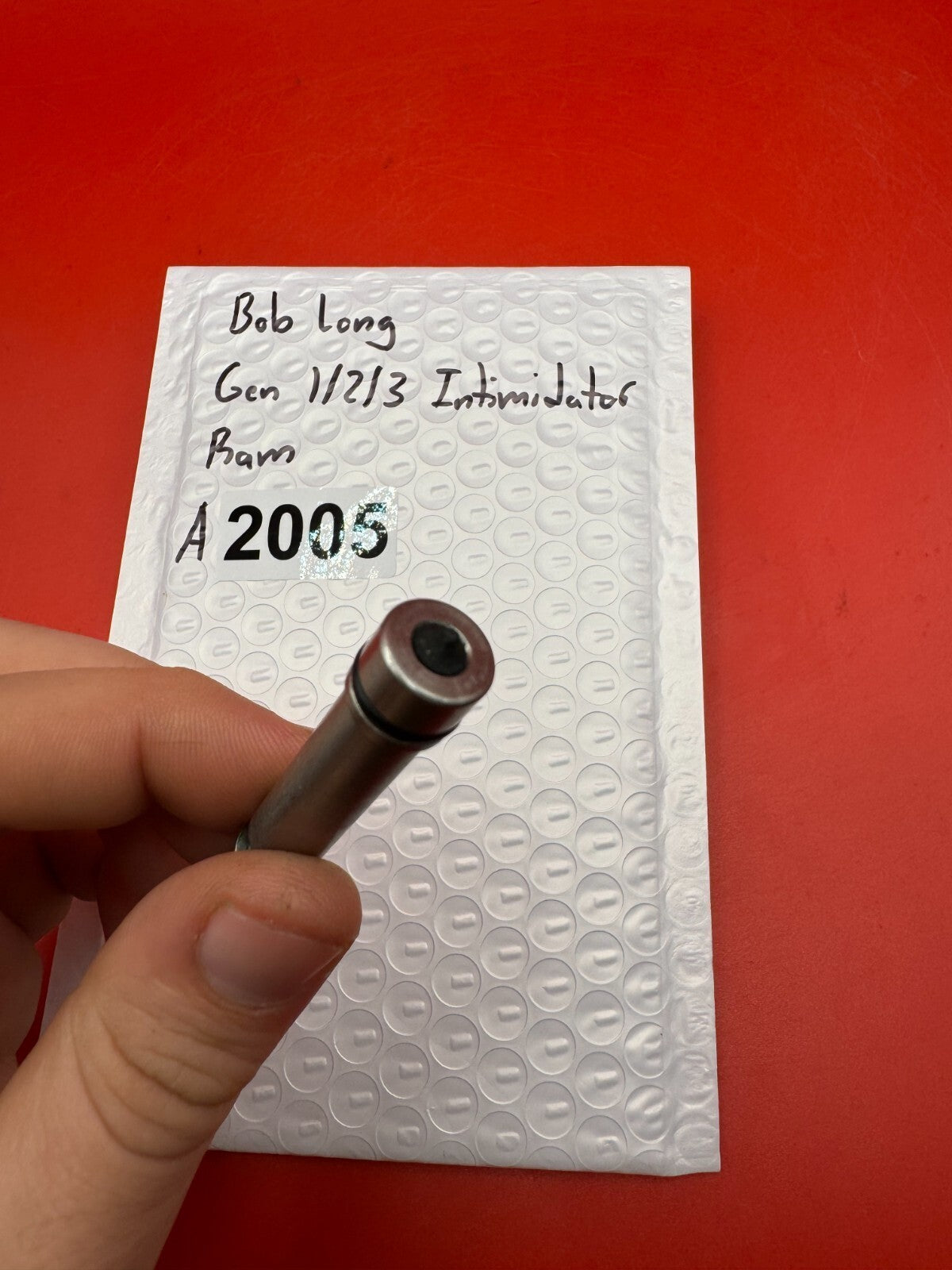 Bob Long Gen 1/2/3 Intimidator Ram - used paintball ram - silver