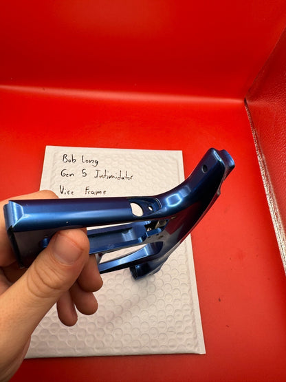 Bob Long Gen 5 Intimidator Vice Paintball Marker Frame - used paintball trigger frame - blue anno