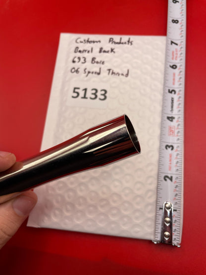 Custom Products Paintball Barrel Back 693 Bore 06 Speed Thread