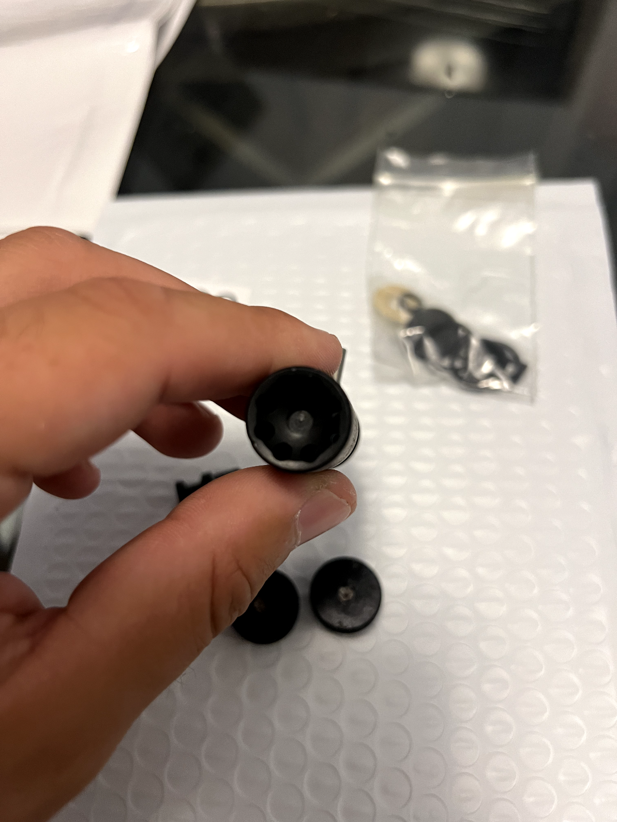 Lot of Angel Parts - Front Caps, Bolt and Backup - Assorted Angel Marker Parts