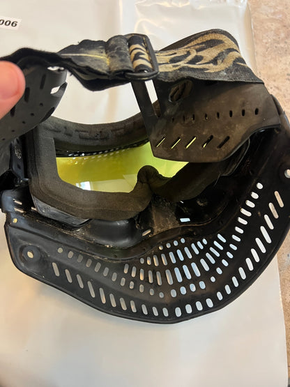 JT OG Black Bottoms and Frame Paintball Mask