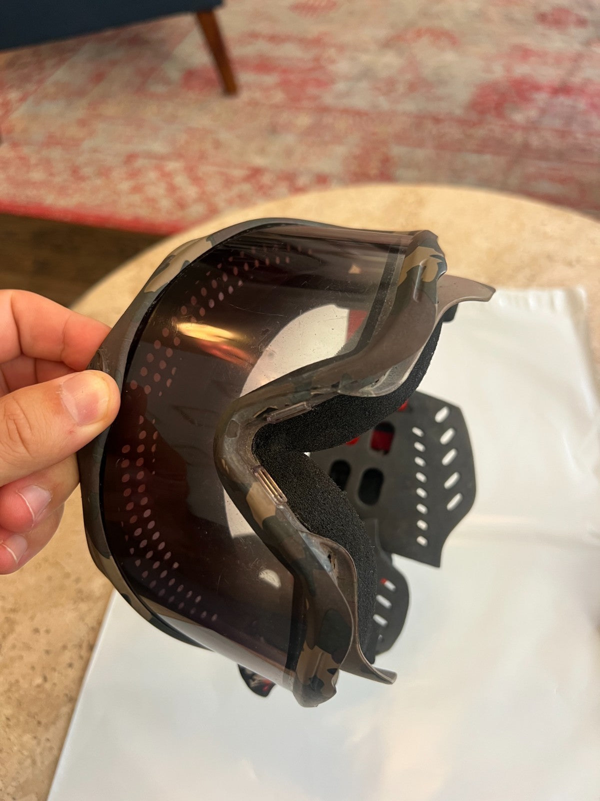 OG JT Camo Frames with Psycho Strap and Ears Paintball Mask