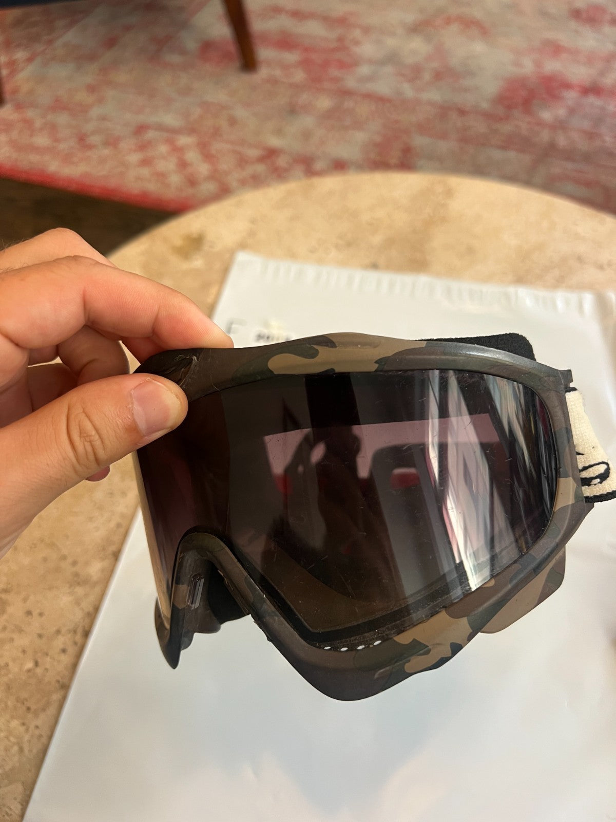 OG JT Camo Frames with Psycho Strap and Ears Paintball Mask