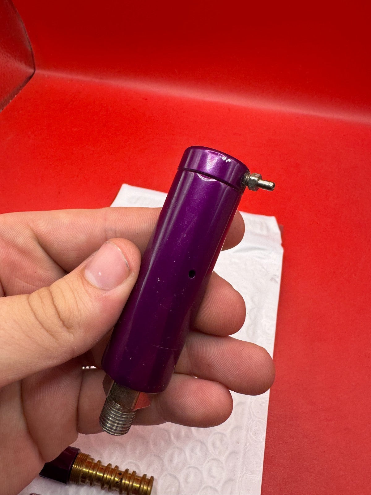 WGP Autococker Purple Bundle -LPR -90° Fittings -3 Way Internals