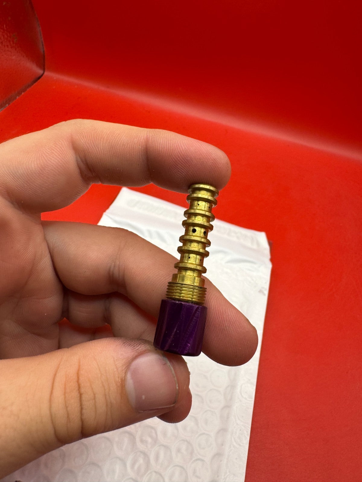 WGP Autococker Purple Bundle -LPR -90° Fittings -3 Way Internals
