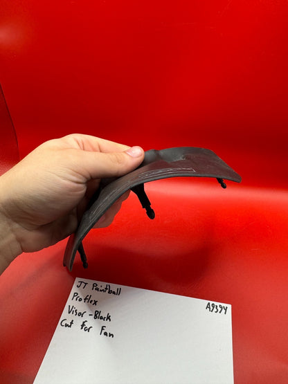 JT Paintball Proflex Visor - Black Cut for Fan