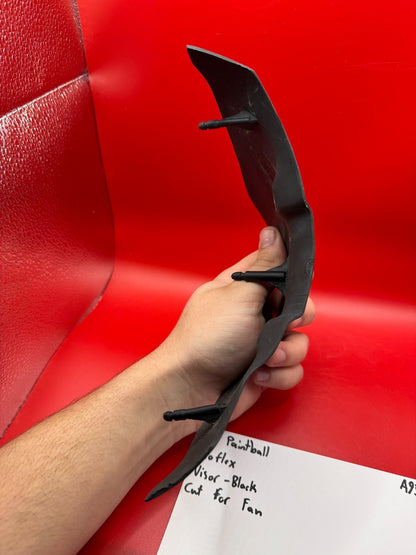 JT Paintball Proflex Visor - Black Cut for Fan