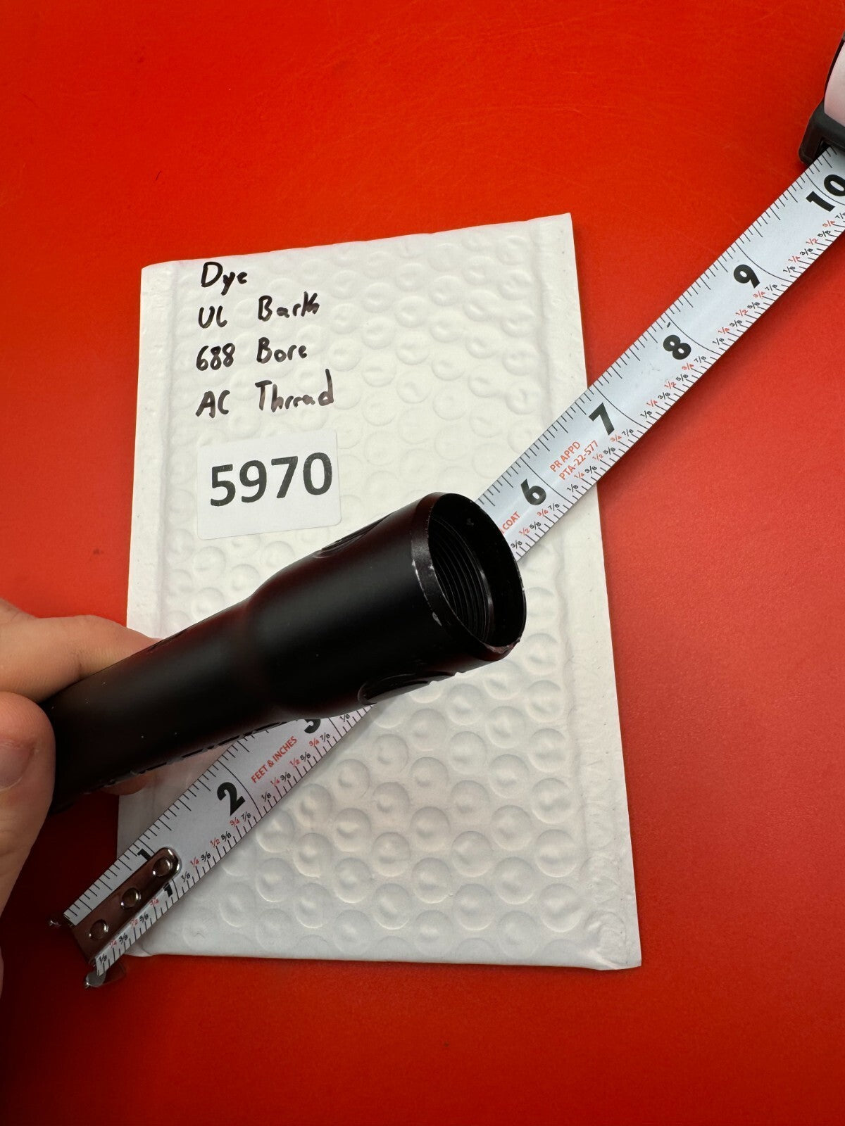 Dye UL Back 688 Bore AC Thread