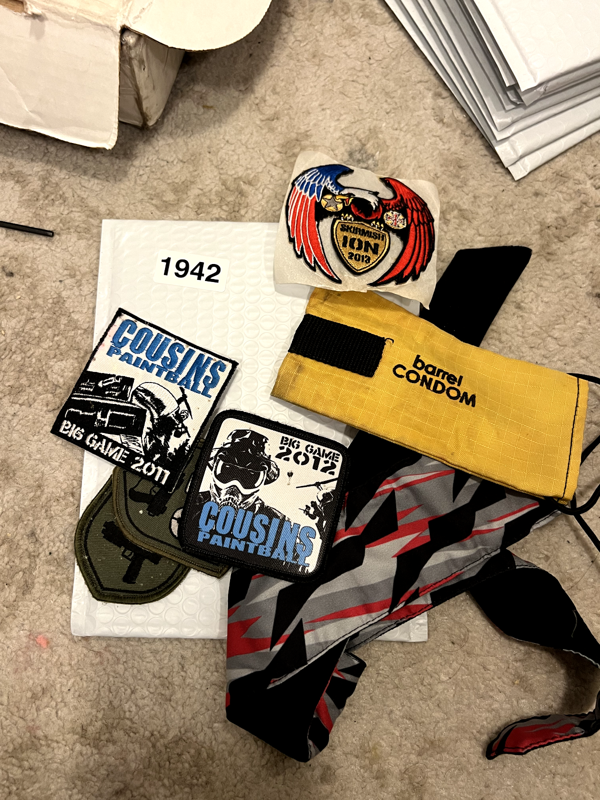 Lot of Paintball Badges - Collectible Paintball Badges