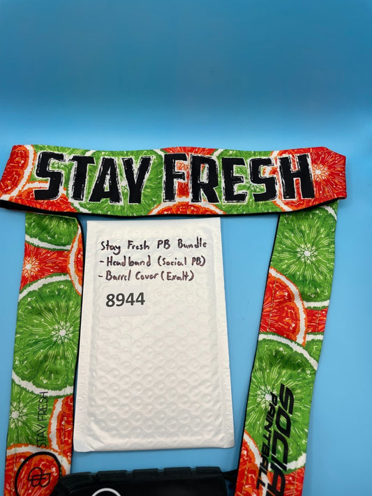 Stay Fresh PB Bundle -Handband (Social PB) -Paintball Barrel Cover (Exalt)