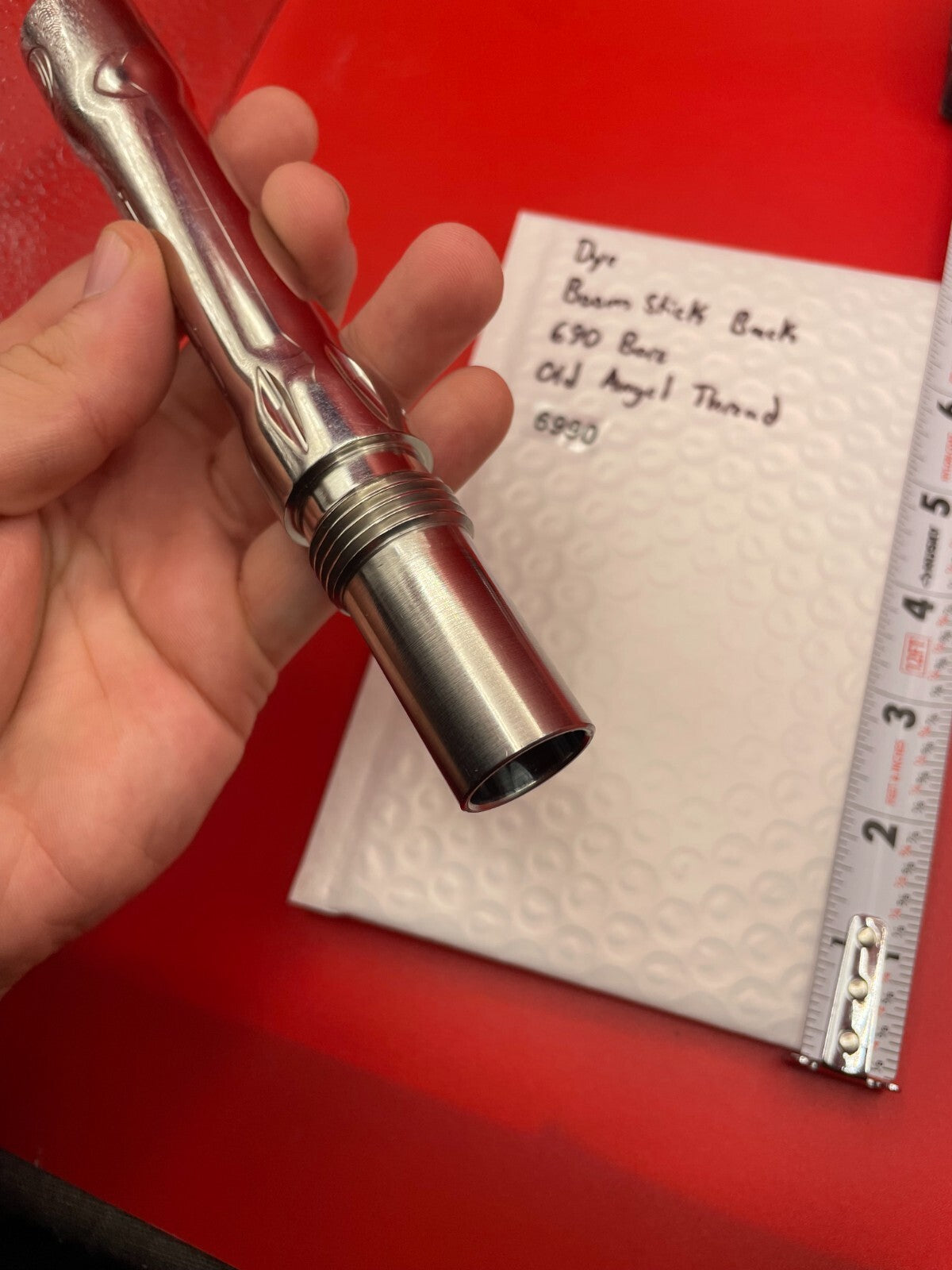 Dye Boom Stick Back 690 Bore Old Angel Thread