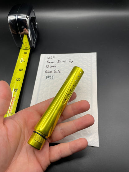 WGP Kaner Paintball Barrel Tip 12 Inch Glos Gold