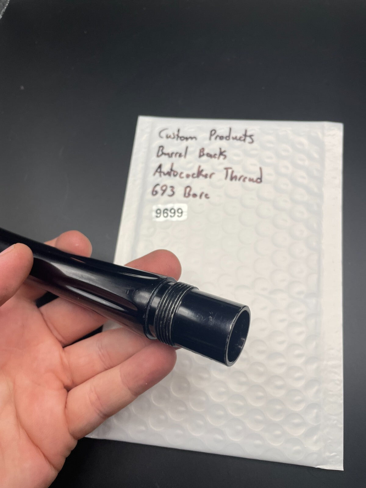 Custom Products Paintball Barrel Back Autococker Thread