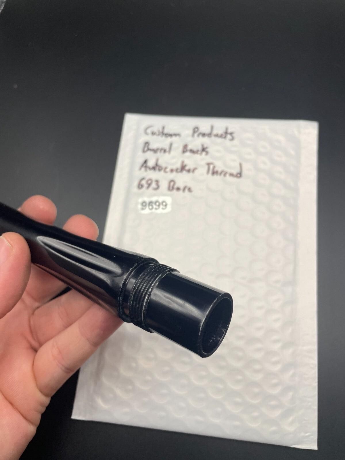Custom Products Paintball Barrel Back Autococker Thread