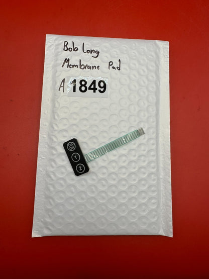 Bob Long Membrane Pad - used paintball membrane button pad - black