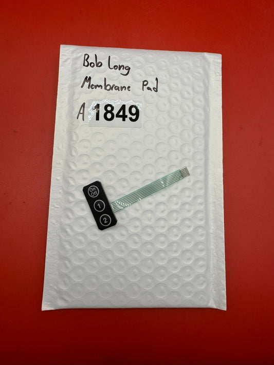 Bob Long Membrane Pad - used paintball membrane button pad - black