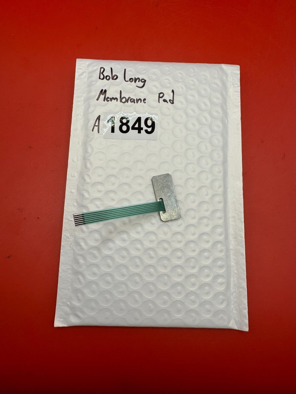 Bob Long Membrane Pad - used paintball membrane button pad - black