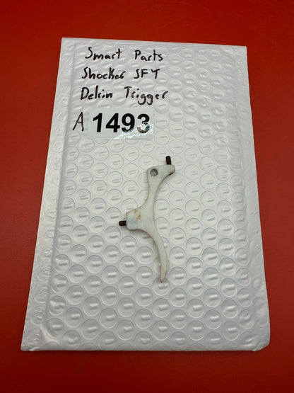 Smart Parts Shocker SFT Delrin Trigger - used paintball trigger - white