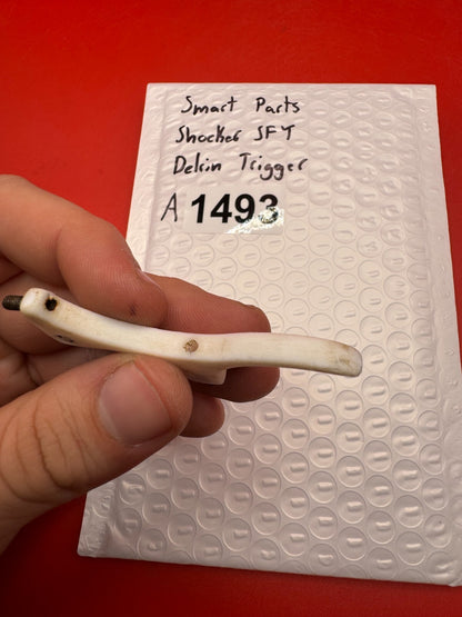 Smart Parts Shocker SFT Delrin Trigger - used paintball trigger - white