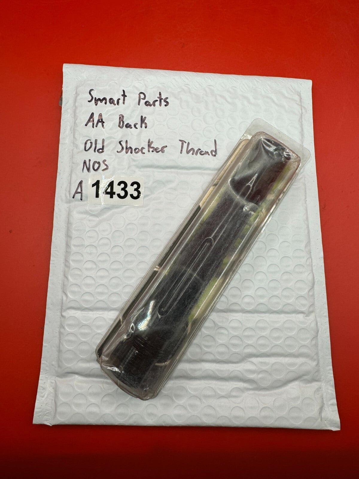 Smart Parts AA Back Old Shocker Thread NOS - used paintball barrel back - black