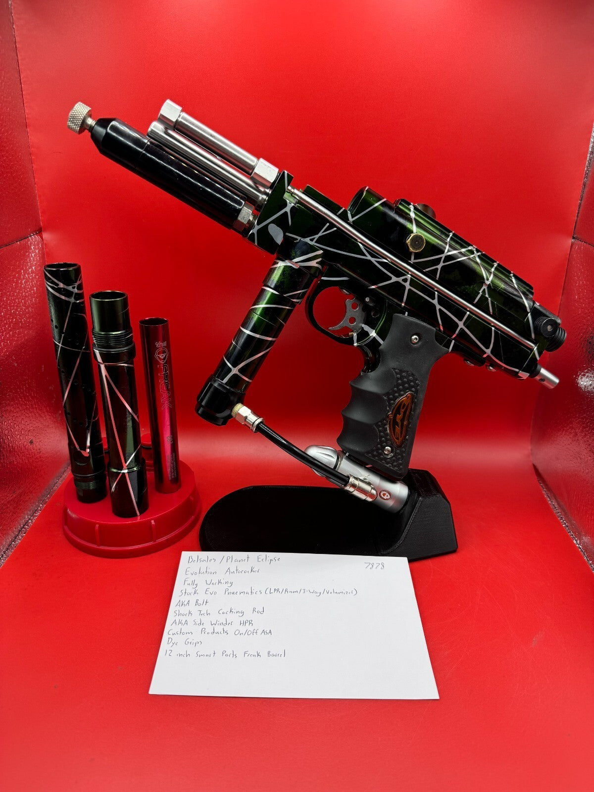 Belsales/Planet Eclipse Evolution Autococker Fully Working Stock Evo Pnuematics