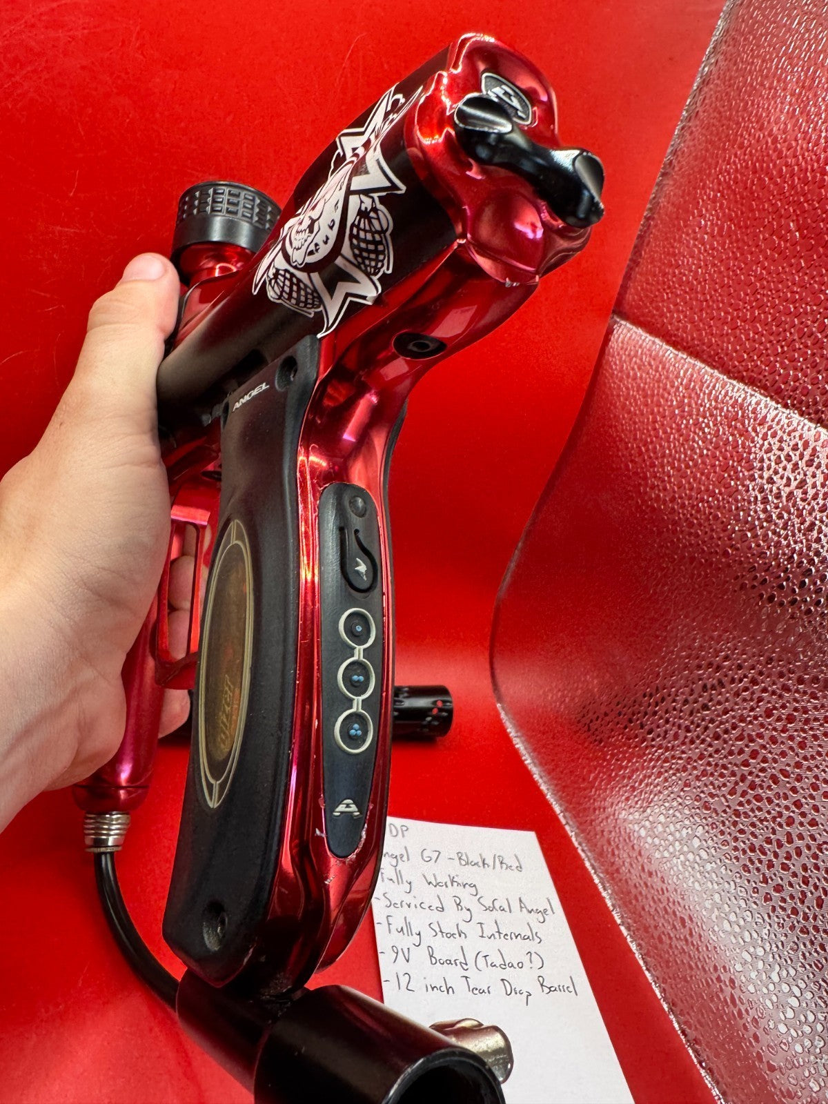 WDP Angel G7 - Black/Red - Fully Working