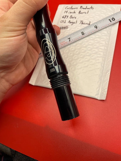 Custom Products 14 inch Paintball Barrel 689 Bore Old Angel Thread