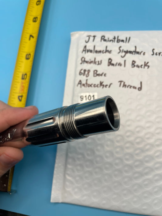JT Paintball Avalanche Signature Series Stainless Barrel Back 688 Bore