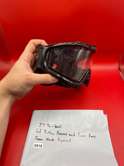 JJ Paintball GI Proflex Frames and Foam Ears Foam Needs Repair