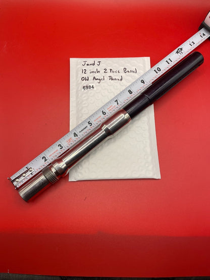 J and J 12 inch 2 Piece Paintball Barrel Old Angel Thread
