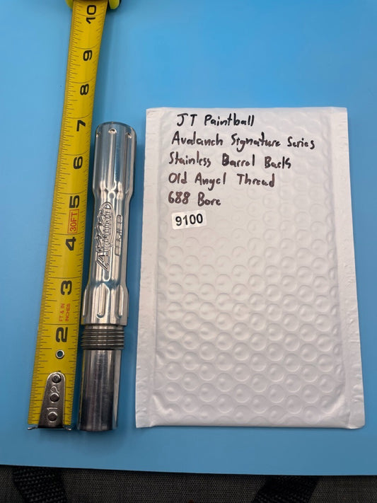 JT Paintball Avalanche Signature Stainless Barrel Back Old Angel Thread 688 Bore